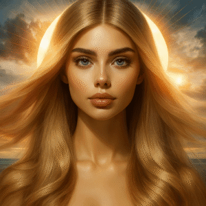 Professional hairdressing tools — scissors, brush, and hair product — arranged on a textured background resembling hair, representing creative styling techniques and expert salon advice.