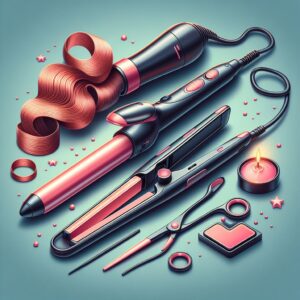 How to properly use a hair curler or straightener?